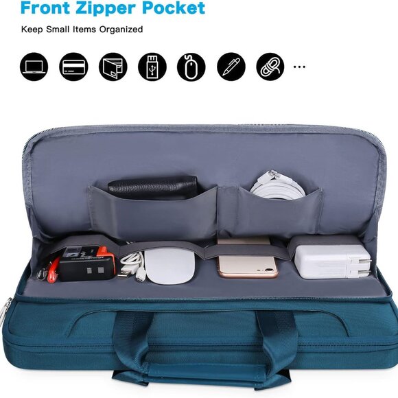 Protective Laptop Shoulder Bag Compatible with MacBook Air/Pro - Picture 3 of 6